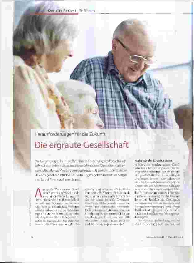 Vorschauseite 1: Die ergraute Gesellschaft