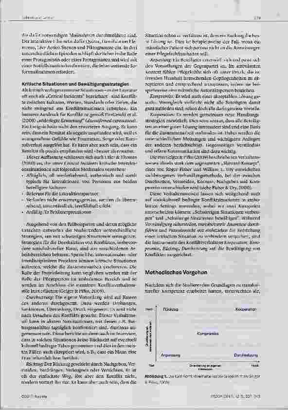Vorschauseite 3: „Manchmal bin ich ratlos Vermittlung transkultureller Kompetenz für die ambulante Pflege von Personen mit Migrationshintergrund