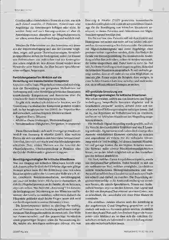 Vorschauseite 5: „Manchmal bin ich ratlos Vermittlung transkultureller Kompetenz für die ambulante Pflege von Personen mit Migrationshintergrund