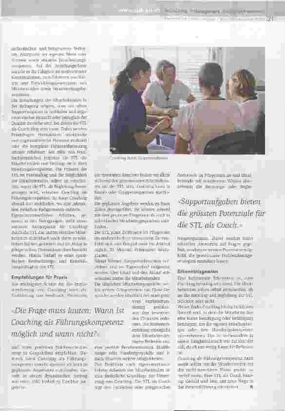 Vorschauseite 2: Stationsleitung als Coach