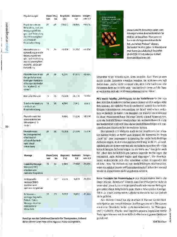 Vorschauseite 3: Preise für Privatversicherte festlegen Dem Preisdruck standhalten