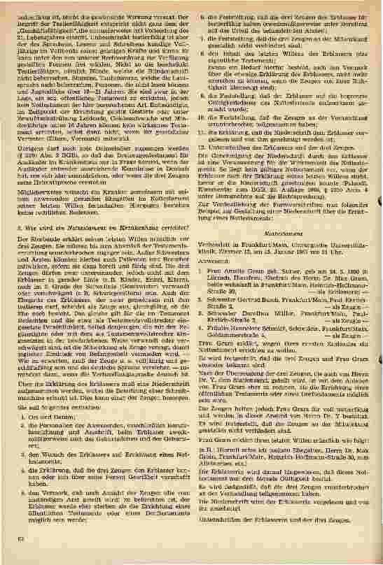Vorschauseite 2: Das Nottestament im Krankenhaus