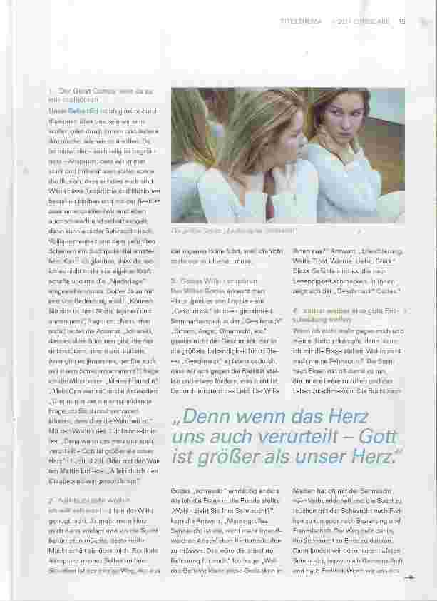 Vorschauseite 2: Sucht und Sehnsucht
