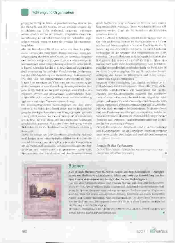 Vorschauseite 5: Aktuelle Probleme in der Intensivpflege