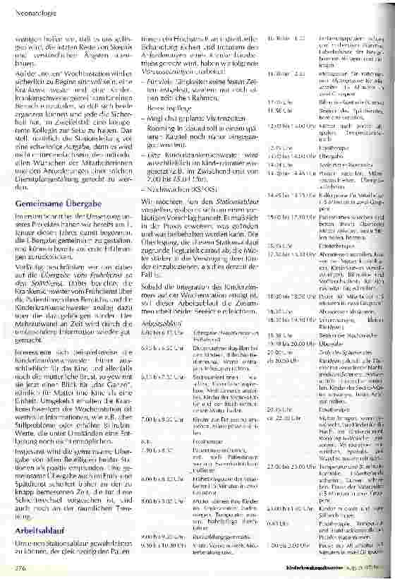 Vorschauseite 2: Integrierte Wochenpflege