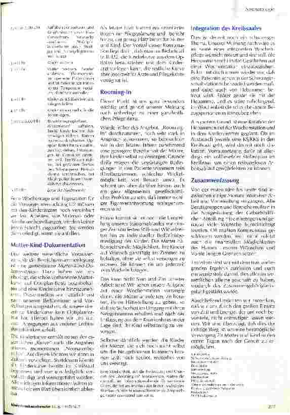 Vorschauseite 3: Integrierte Wochenpflege