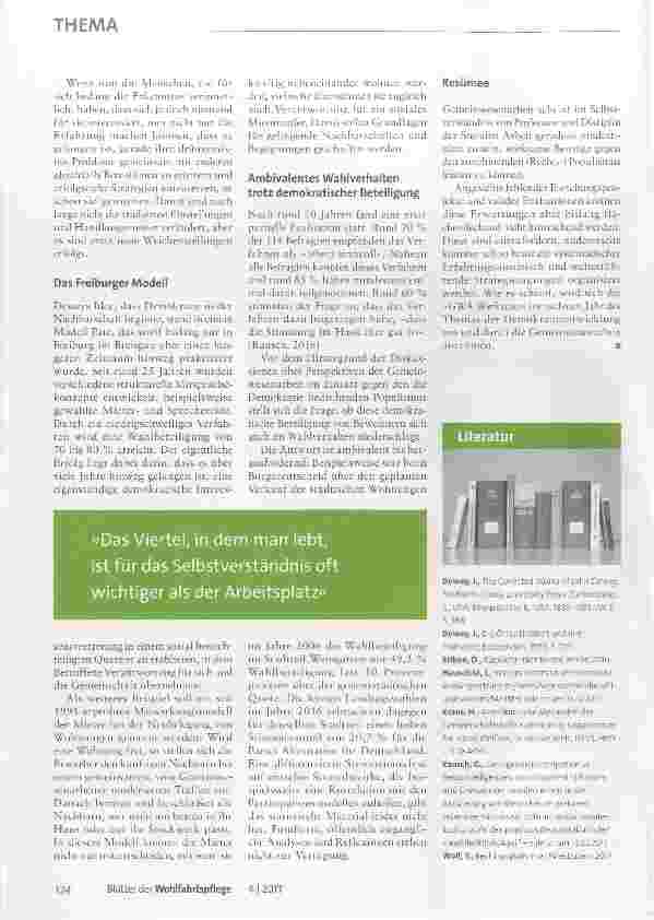 Vorschauseite 3: Demokratie beginnt in der Nachbarschaft