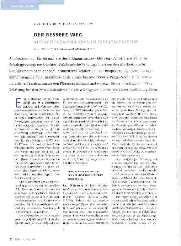 Vorschauseite 1: DER BESSERE WEG