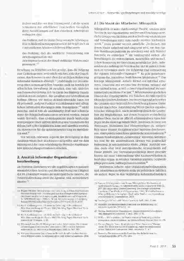 Vorschauseite 3: Netzwerke, Spielhandlungen und instabile Verträge: Informale Ordnung in der Zusammenarbeit von Personalrat und Dienststelle