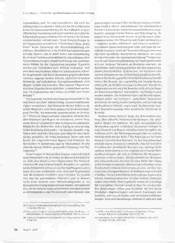 Vorschauseite 6: Netzwerke, Spielhandlungen und instabile Verträge: Informale Ordnung in der Zusammenarbeit von Personalrat und Dienststelle