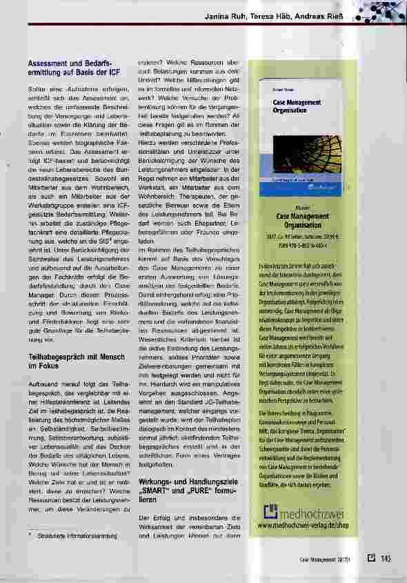 Vorschauseite 3: Case Management in der Josefs-Gesellschaft