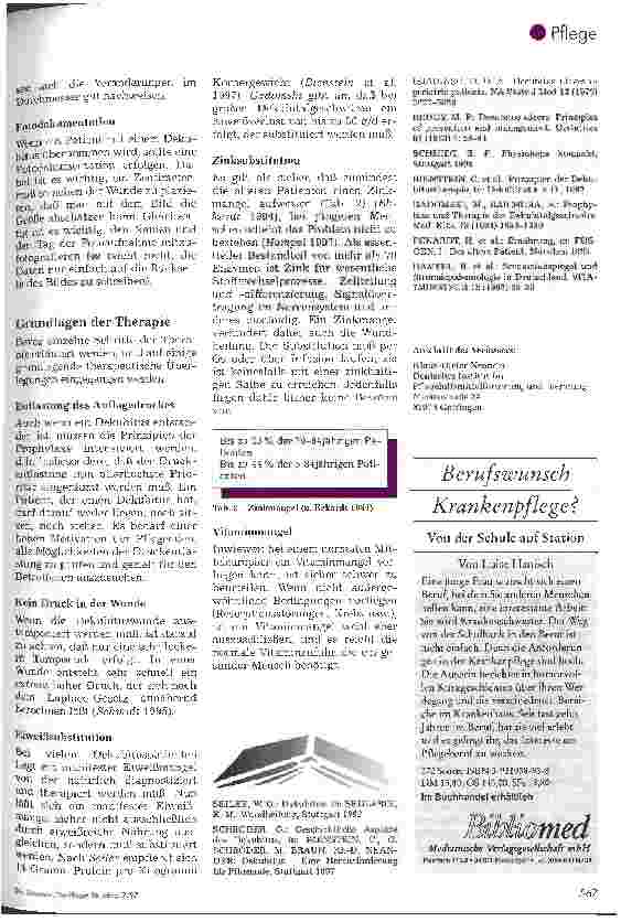 Vorschauseite 3: Prinzipien der Dekubitustherapie 1. Teil