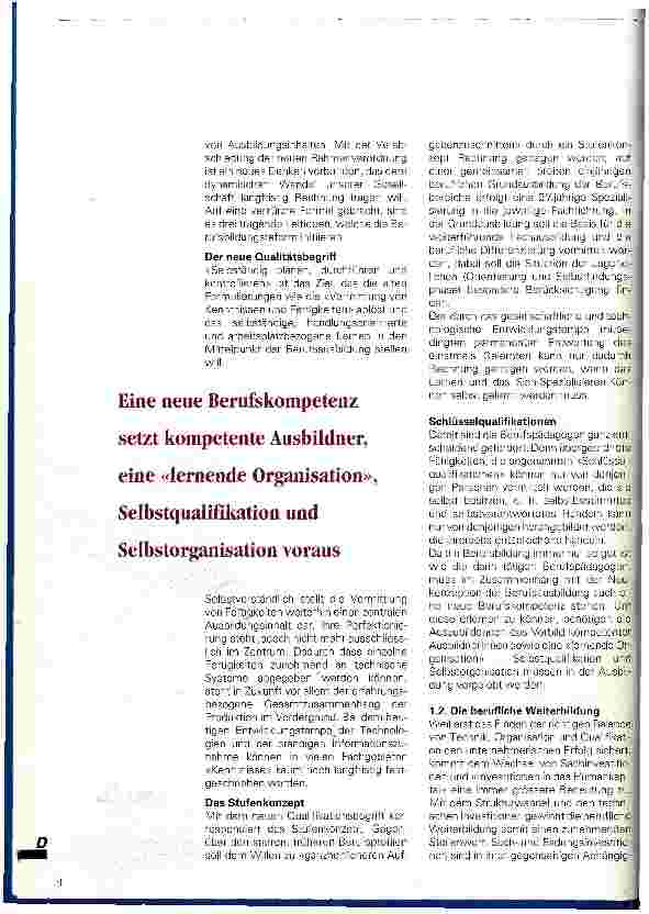 Vorschauseite 3: Berufsbildung im Wandel