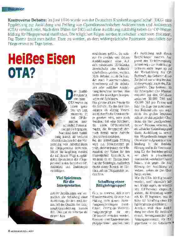 Vorschauseite 1: Heißes Eisen OTA?