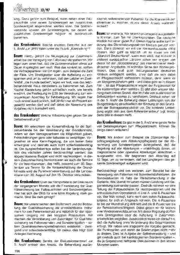 Vorschauseite 2: BMG schafft notwendige gesetzliche Klarstellungen