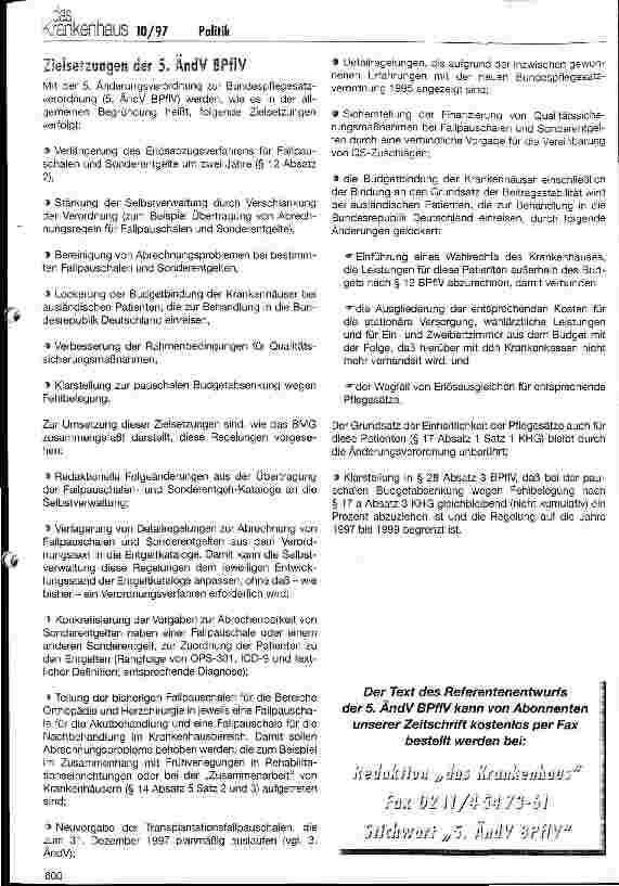 Vorschauseite 4: BMG schafft notwendige gesetzliche Klarstellungen