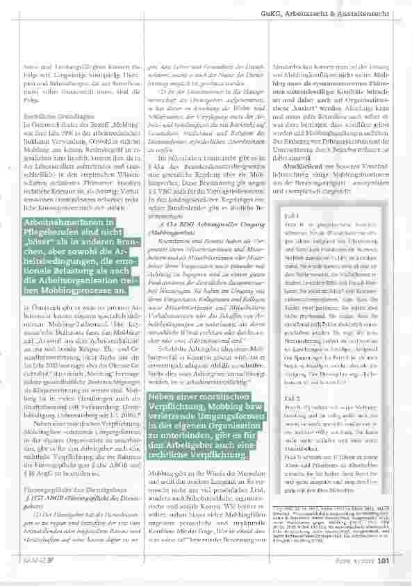 Vorschauseite 3: Soziale Konflikte in Pflegeberufen