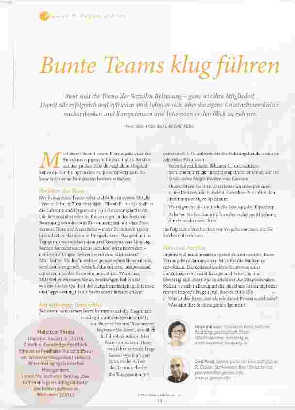 Vorschauseite 1: Bunte Teams klug führen
