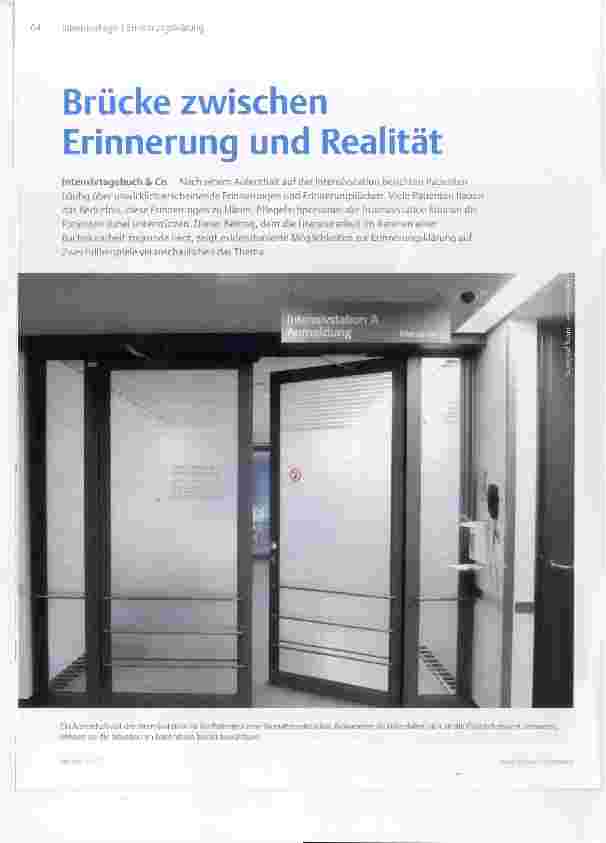 Vorschauseite 1: Brücke zwischen Erinnerung und Realität