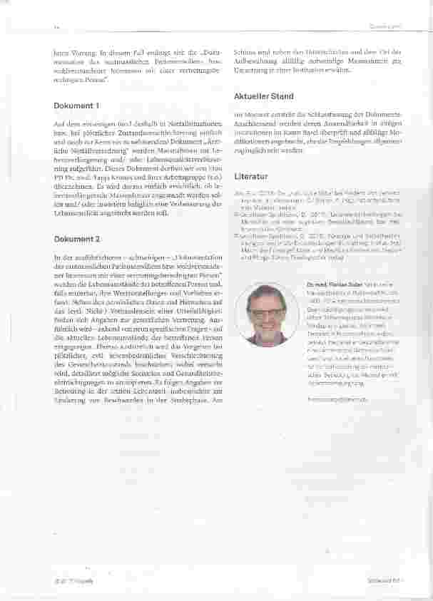 Vorschauseite 3: Aktueller Patientenwille, mutmasslicher Patientenwille oder wohlverstandenes Interesse?