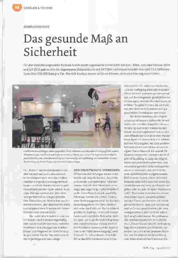 Vorschauseite 1: Das gesunde Maß an Sicherheit