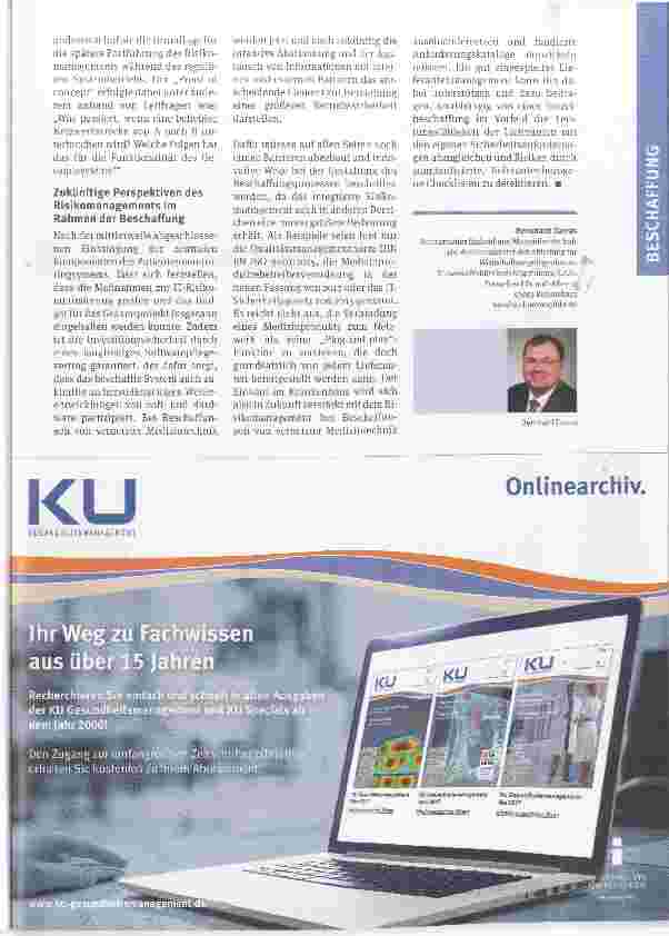 Vorschauseite 3: Risikomanagement bei der Beschaffung von vernetzter Medizintechnik