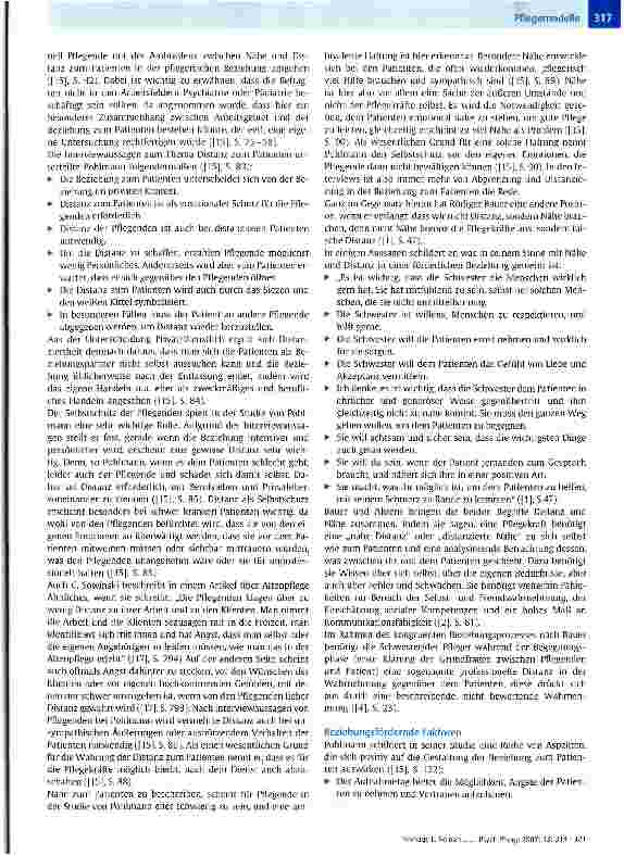 Vorschauseite 4: So nah ... so fern ...Beziehung von Pflegenden zu ihren Patienten zwischen Nähe und Distanz