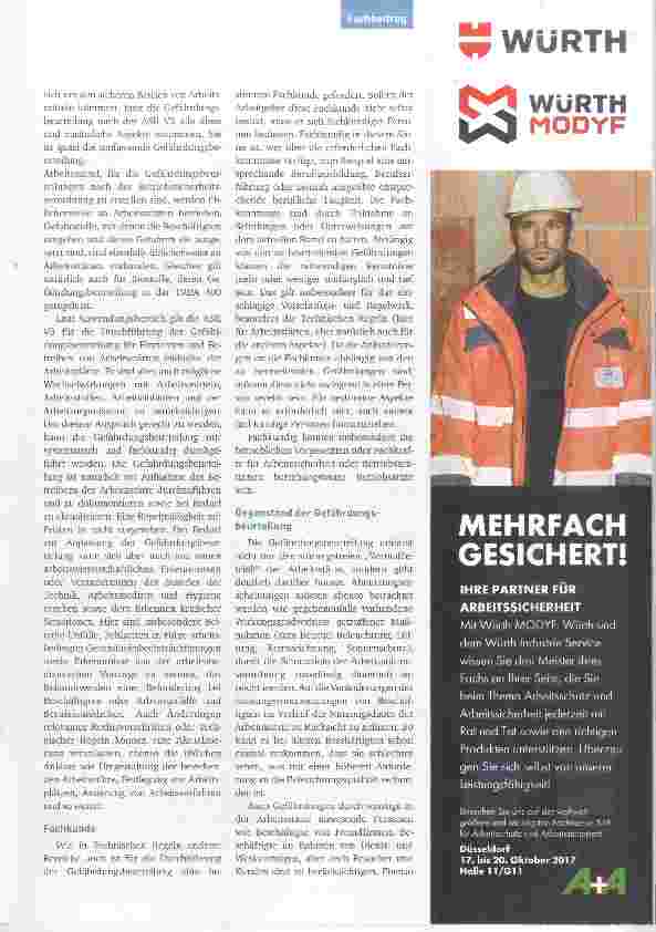 Vorschauseite 2: Die neue ASR V3 Gefährdungsbeurteilung“