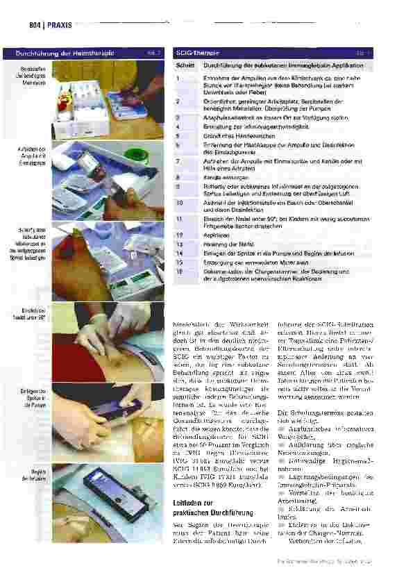 Vorschauseite 3: Heimtherapie mit Immunglobulinen