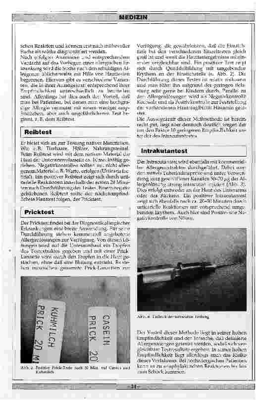 Vorschauseite 2: Diagnostik der Allergie vom Soforttyp