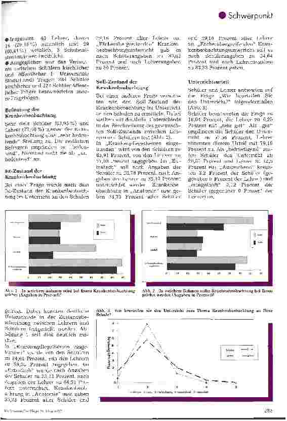 Vorschauseite 2: Krankenbeobachtung - Wie urteilen die Schüler? - Eine repräsentative empirische Studie zum Unterrichtsthema Krankenbeobachtung an Krankenpflegeschulen