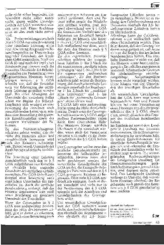 Vorschauseite 3: Honorarvereinbarung