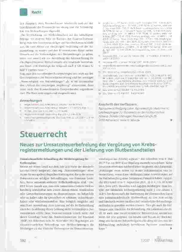 Vorschauseite 3: Aufwandspauschale - eine „unendliche Geschichte