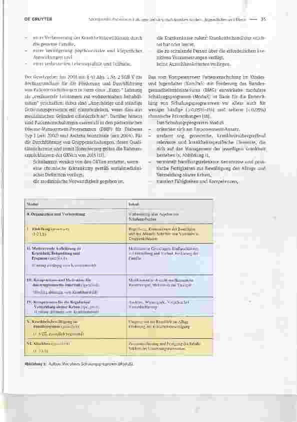 Vorschauseite 2: Patientenschulungen bei chronisch kranken Kindern, Jugendlichen und ElternPatient education for children and juveniles with chronic diseases and their families