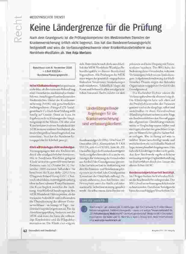 Vorschauseite 1: Keine Ländergrenze für die Prüfung