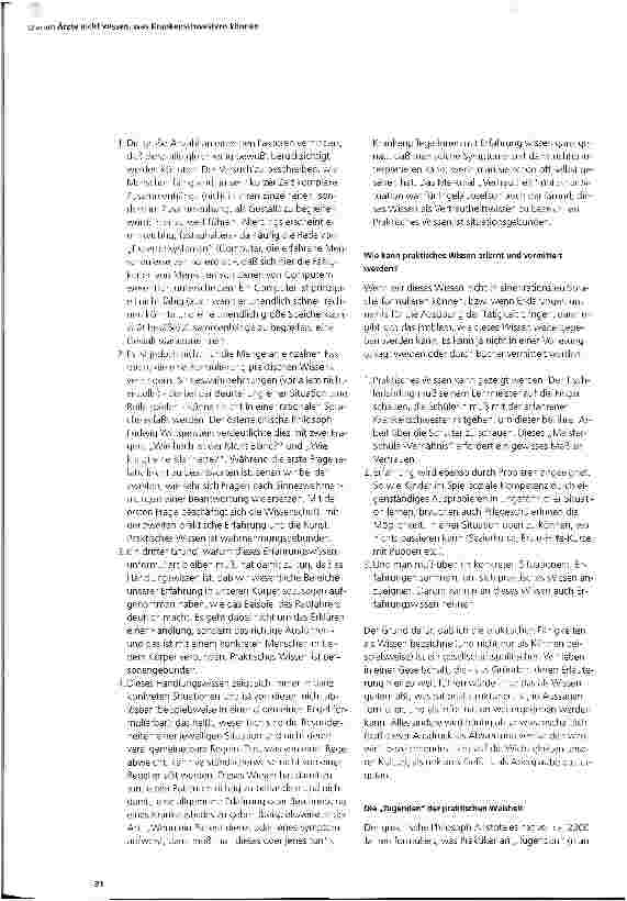 Vorschauseite 2: Warum Ärzte nicht wissen, was Krankenschwestern können Über die Zusammenhänge von Praxis, Theorie und Literatur