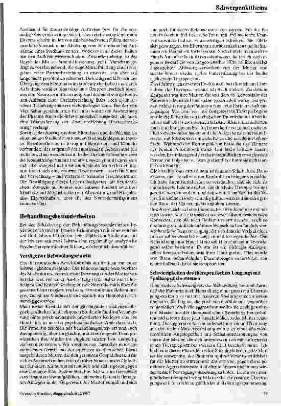Vorschauseite 2: Therapeutischer Umang mit Neurodermitispatienten Ein Fallbeispiel aus der analytischen Psychotherapie