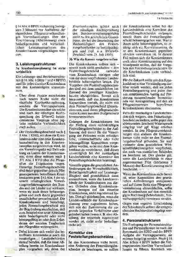 Vorschauseite 2: GKV - Krankenhausstrategie 1987/88