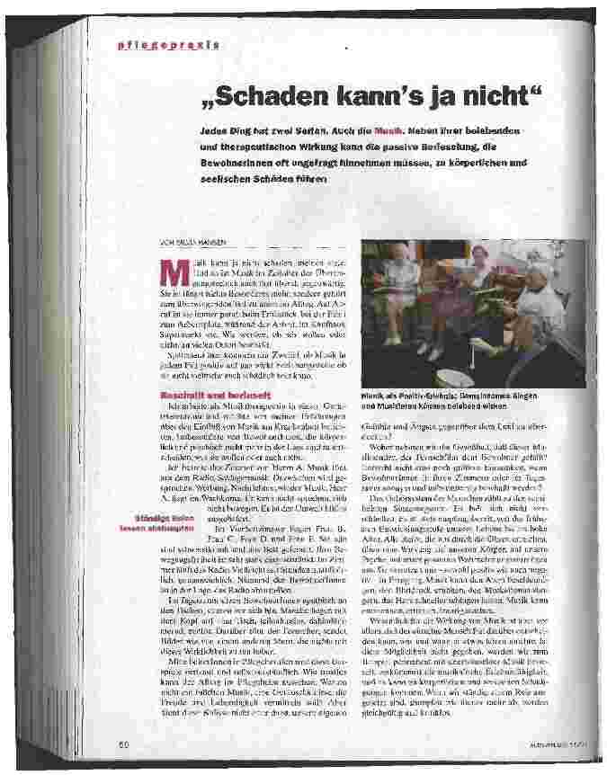 Vorschauseite 1: Schaden kanns ja nicht