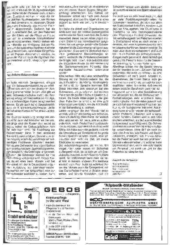 Vorschauseite 4: Eine deutsche Krankenschwester in den USA