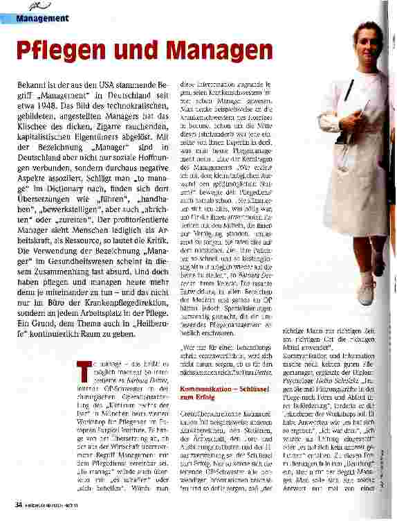 Vorschauseite 1: Pflegen und Managen