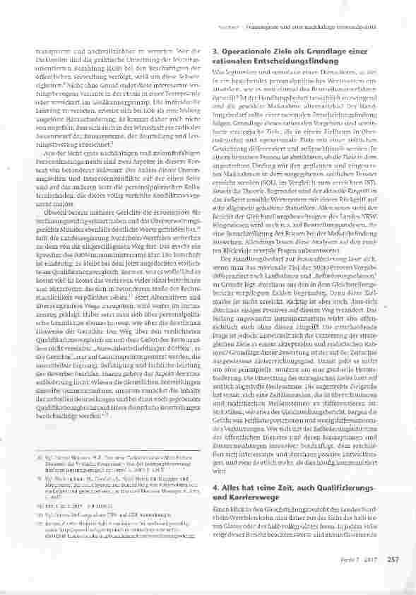Vorschauseite 3: Frauenquote und eine nachhaltige Personalpolitik