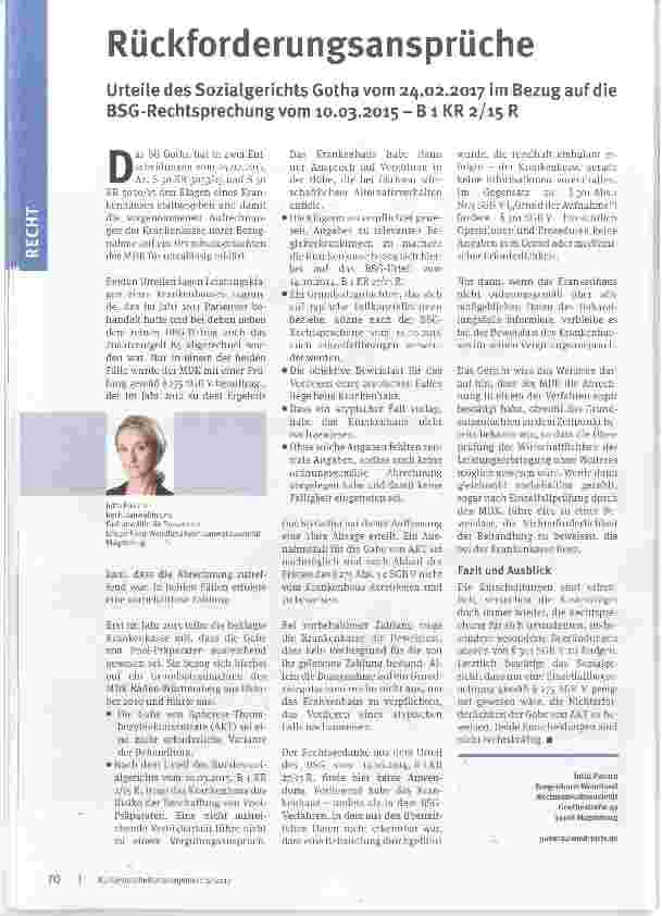 Vorschauseite 1: Rückforderungsansprüche
