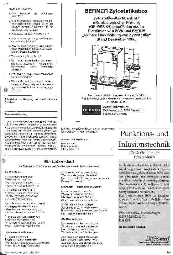 Vorschauseite 2: Spielerische Einführung der MedGV in der Grundausbildung