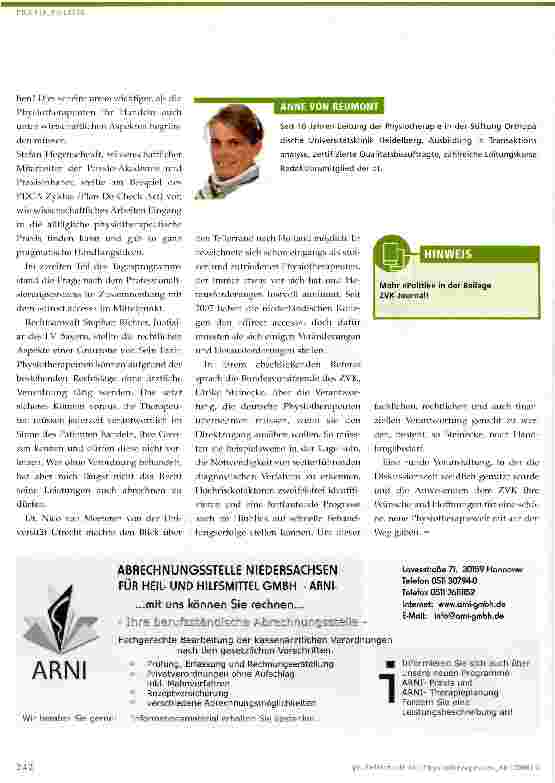 Vorschauseite 2: Es gibt keinen Anlass Praxis und Forschung zu trennen