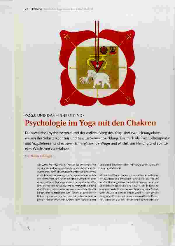 Vorschauseite 1: Psychologie im Yoga mit den Chakren