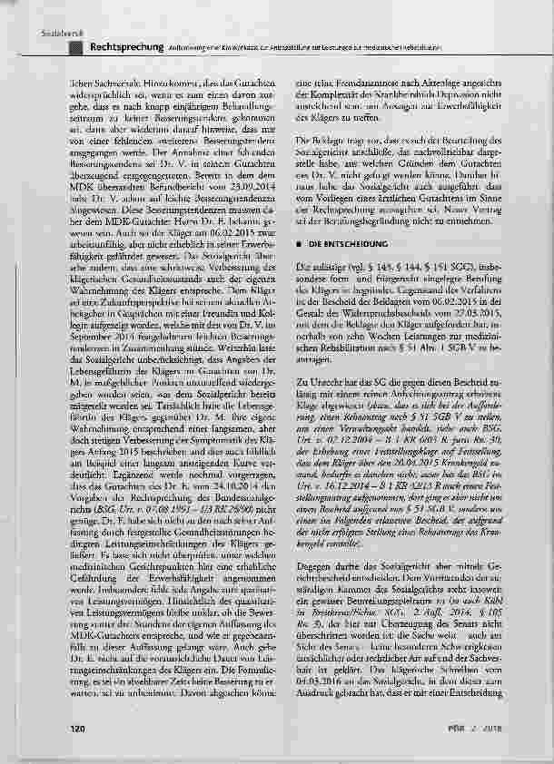 Vorschauseite 5: Aufforderung einer Krankenkasse zur Antragstellung auf Leistungen zur medizinischen Rehabilitation