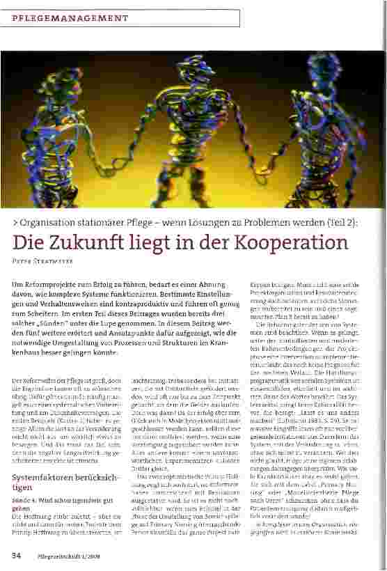 Vorschauseite 1: Die Zukunft liegt in der Kooperation