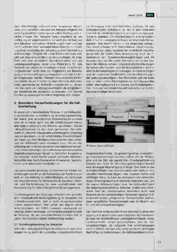 Vorschauseite 3: Empfehlungen des Deutschen Vereins zur Beratung, Begleitung und Unterstützung Gründungswilliger und Selbstständiger in der Grundsicherung für Arbeitsuchende