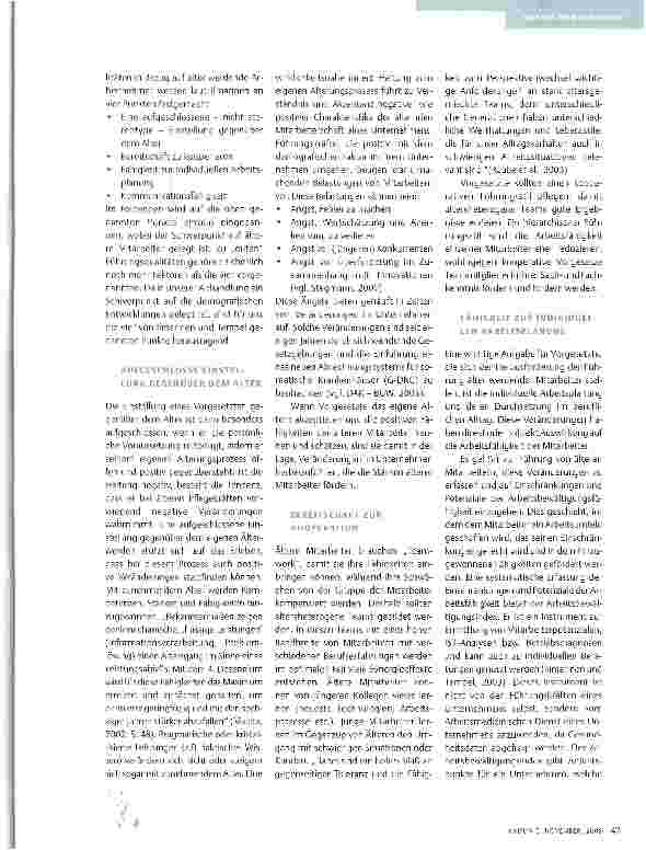 Vorschauseite 4: HERAUSFORDERUNG DEMOGRAFISCHER WANDEL